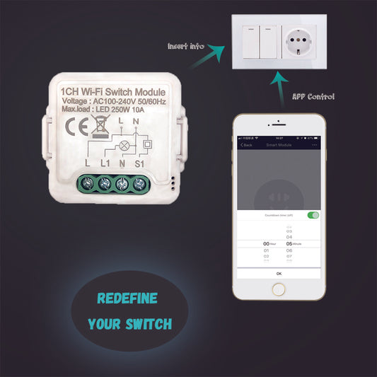 1/2 Gang light module