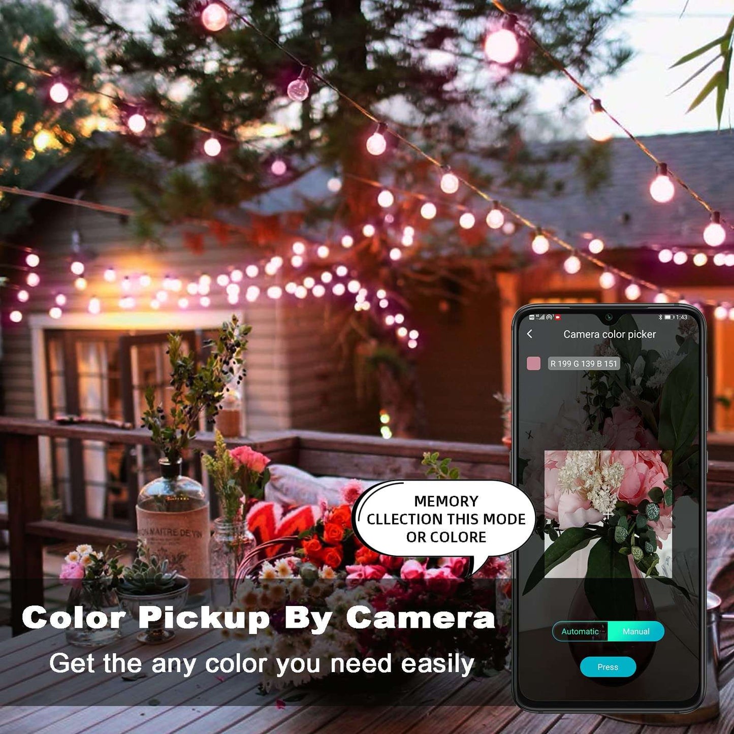 Outdoor String Lights RGB