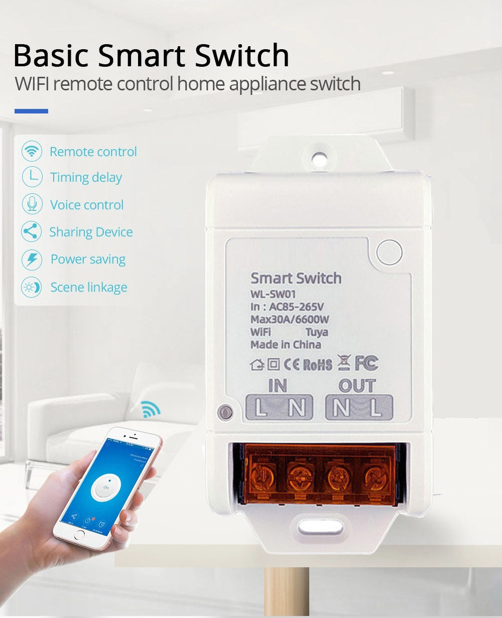 30A WiFi switch