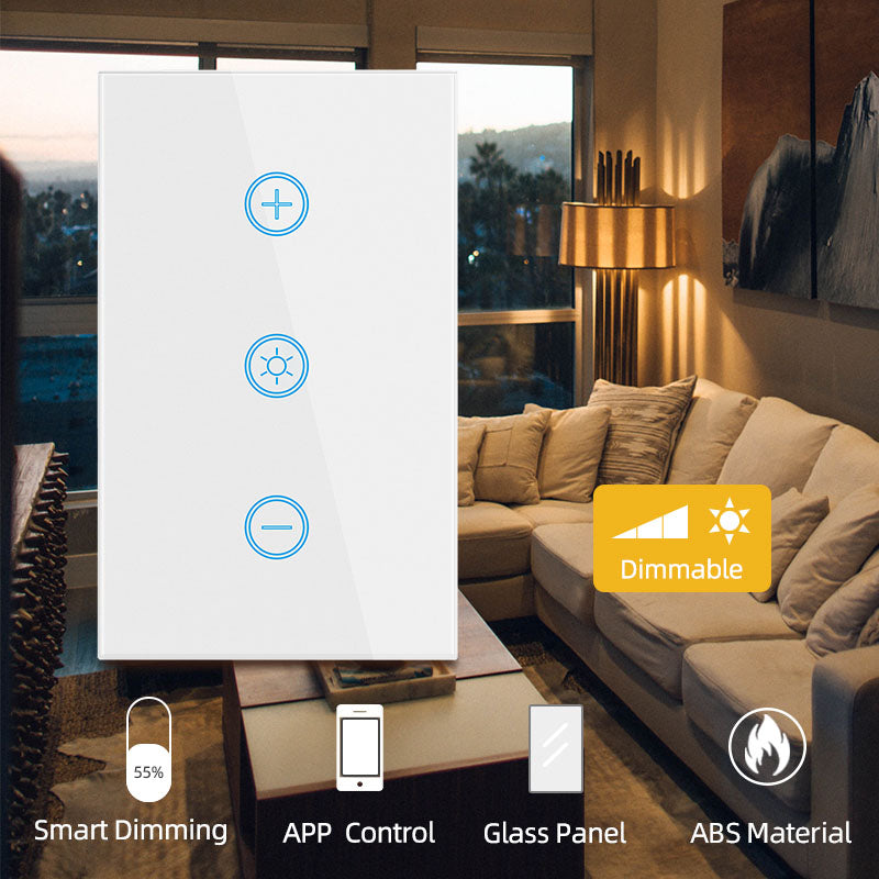 Dimmer light wall switch