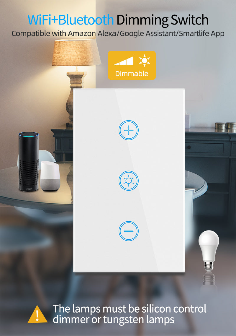 Dimmer light wall switch