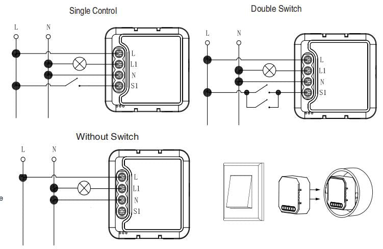 Dimmer light module