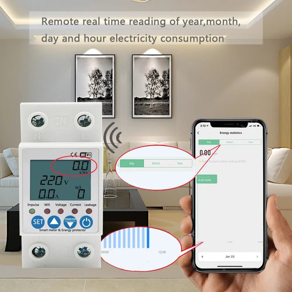 63A WiFi Power Meter