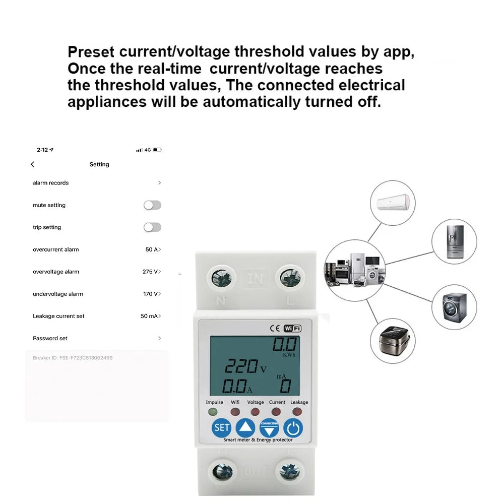 63A WiFi Power Meter