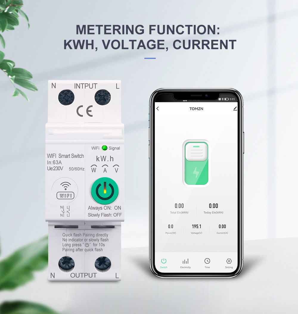 63A WiFi 2P switch