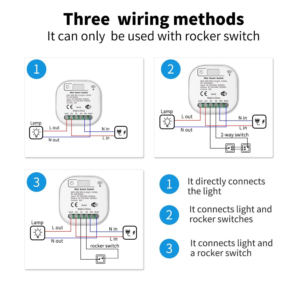 16A WiFi switch