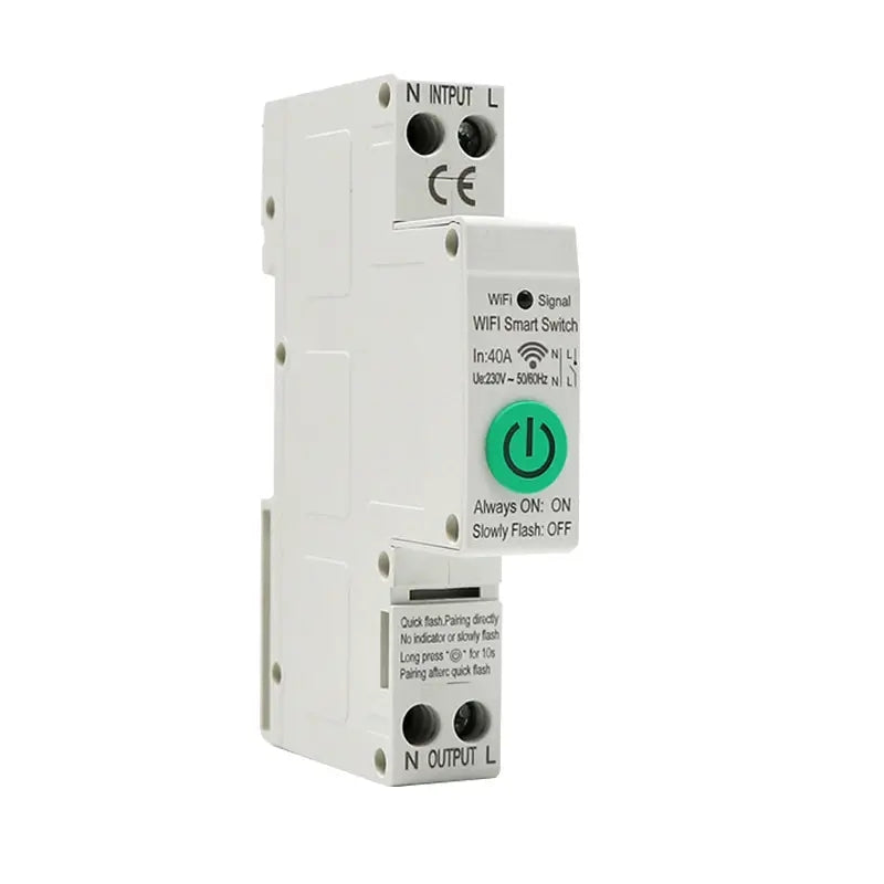 40A WiFi 1P+N switch