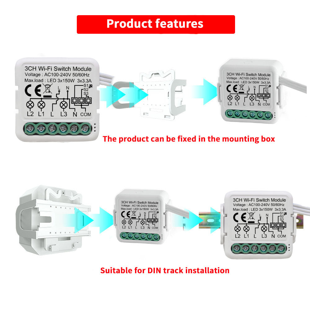 1/2 Gang light module