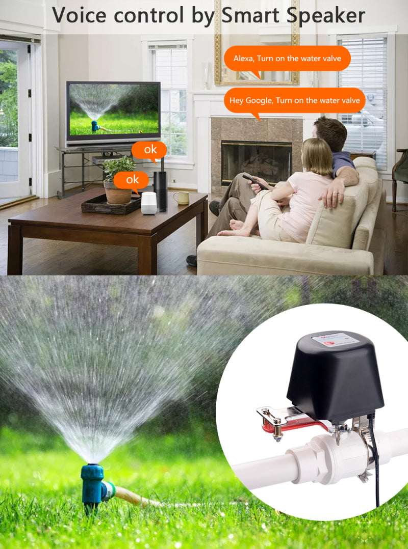 Water / gas valve remote control
