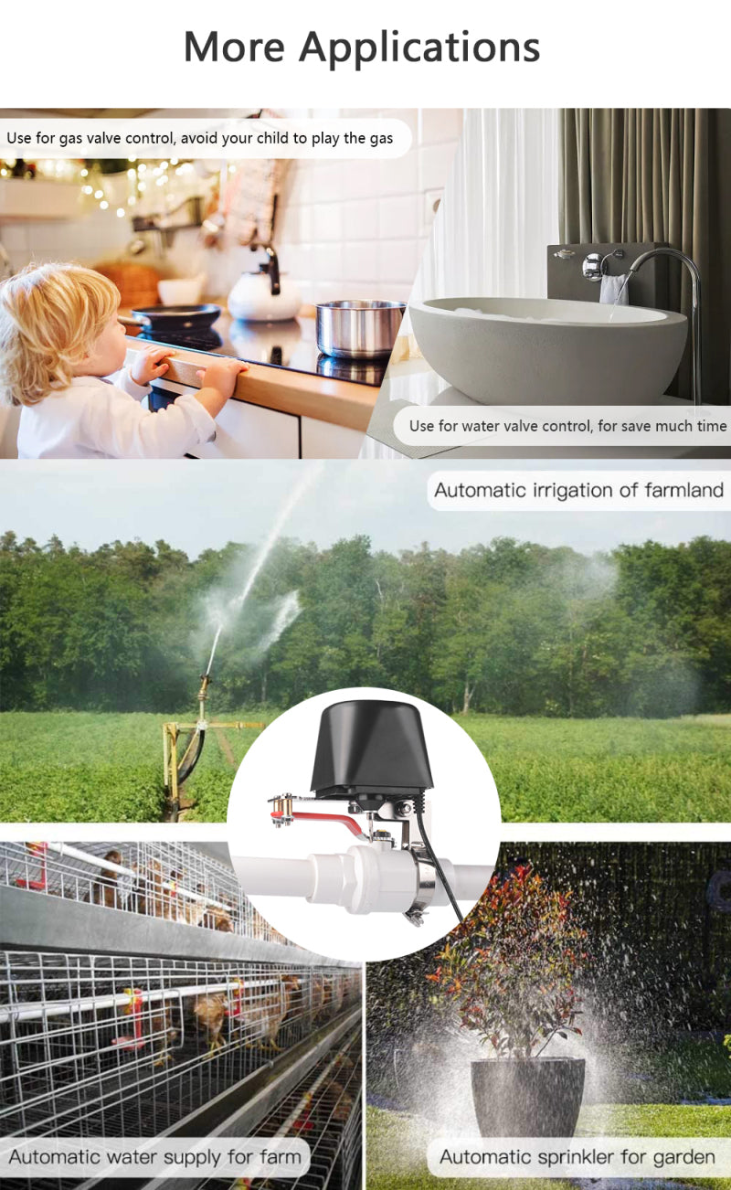 Water / gas valve remote control