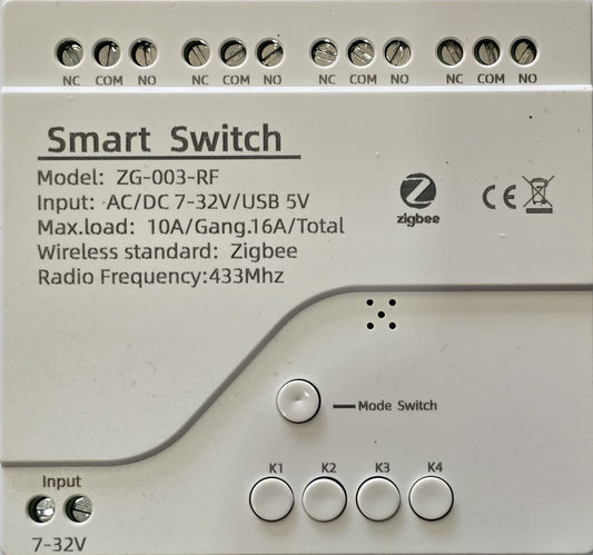Self-locking relay 4 Channel