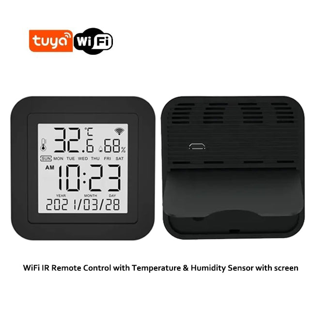 InfraRed remote control with screen for temperature & humidity