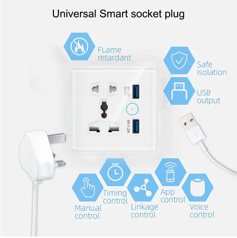 Universal Smart wall plug