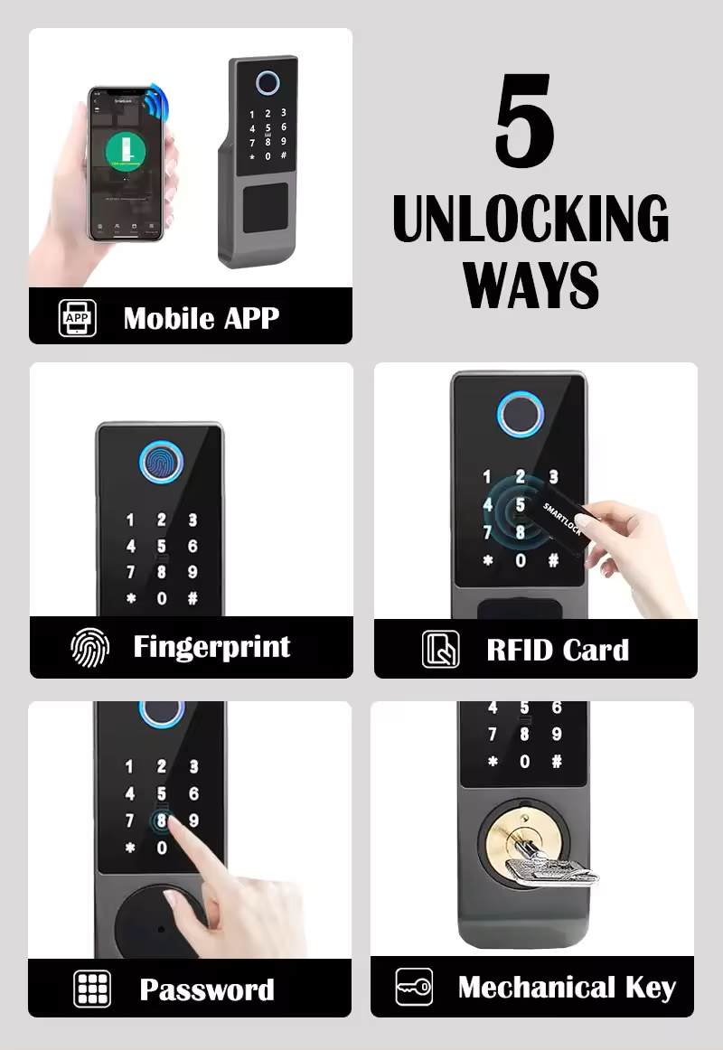 Outdoor smart lock