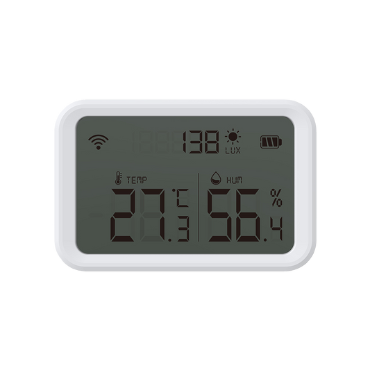 Temperature Humidity Brightness Sensor with LCD