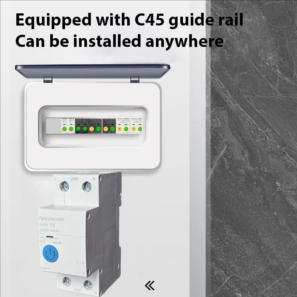 63A Zigbee 2P switch