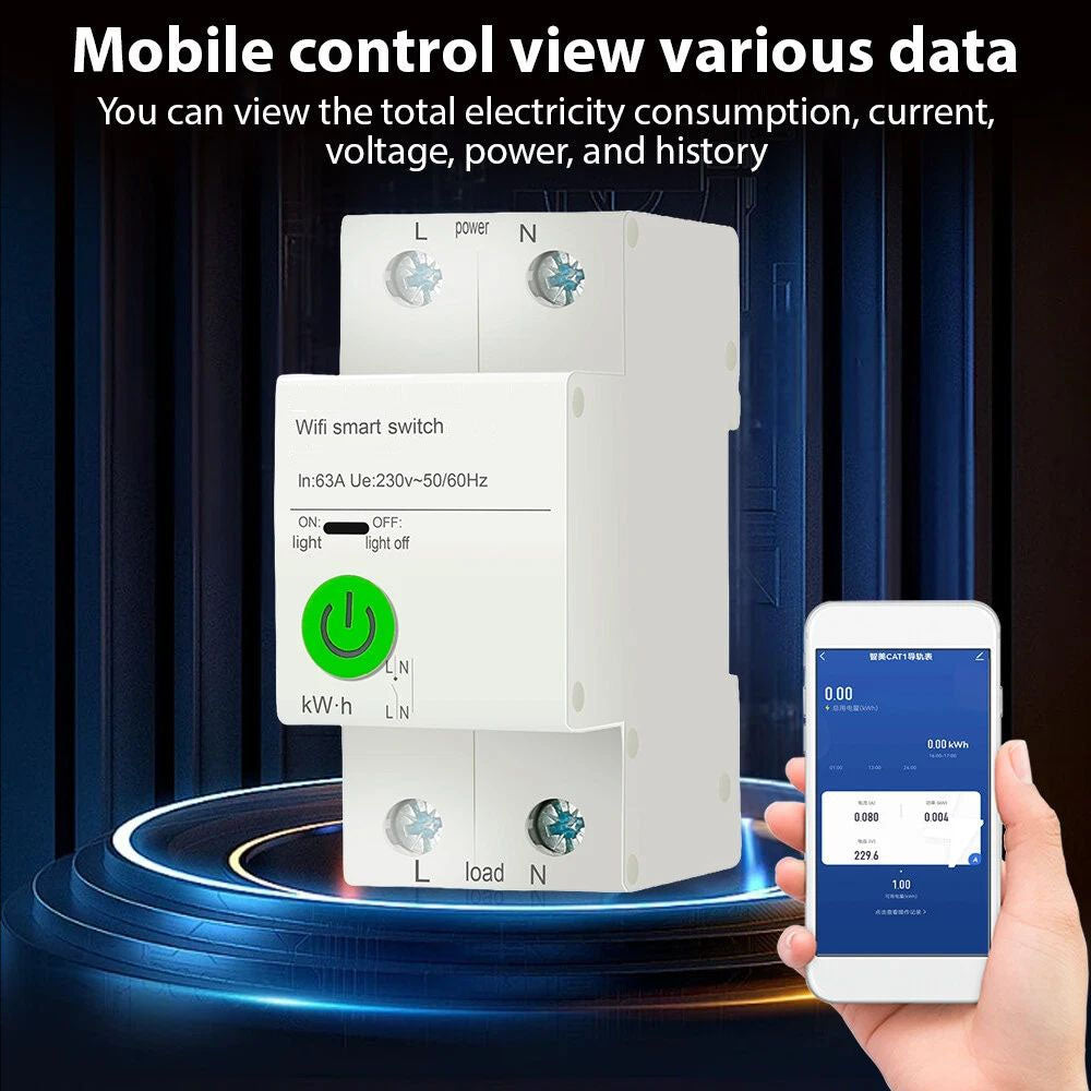 63A Zigbee 2P switch