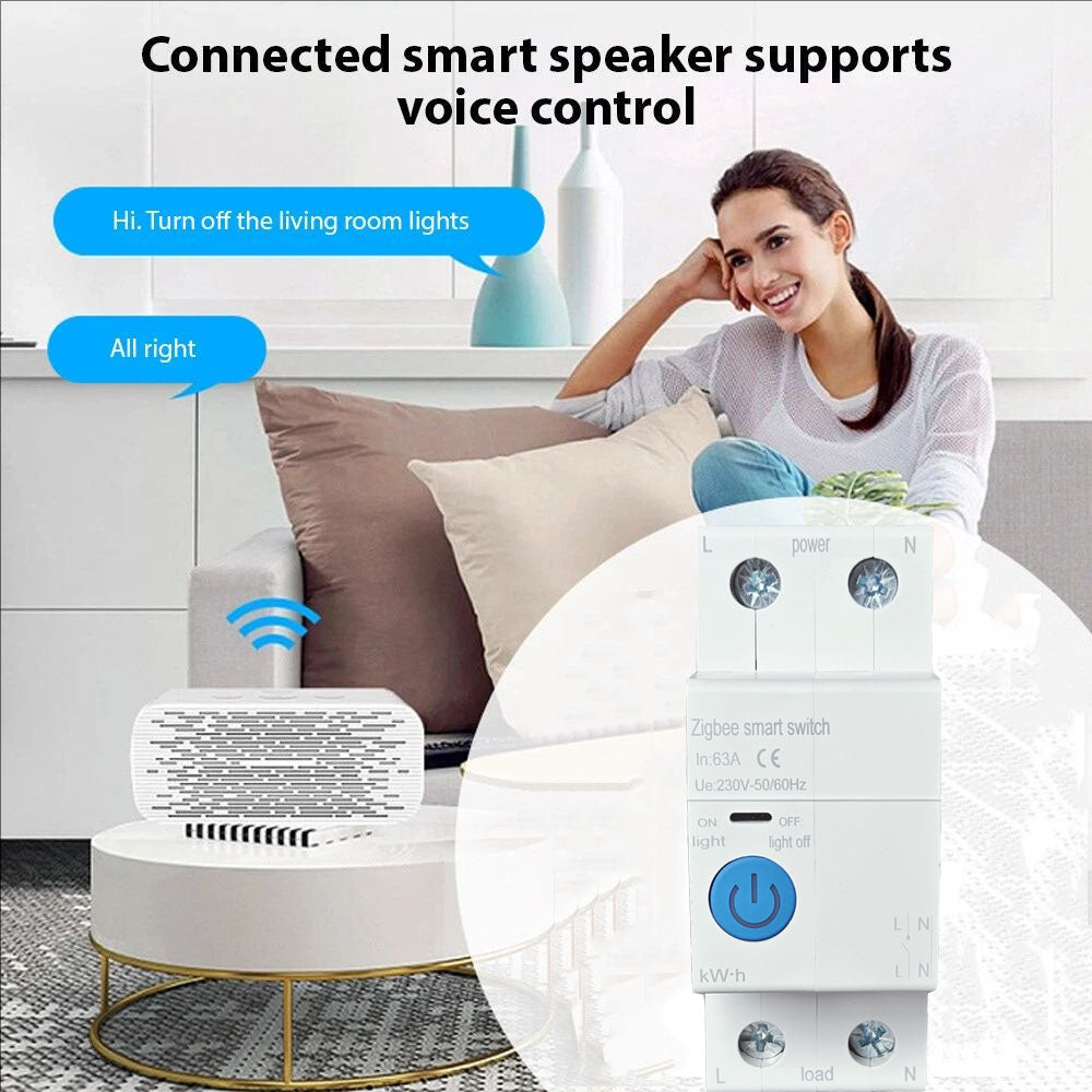 63A Zigbee 2P switch