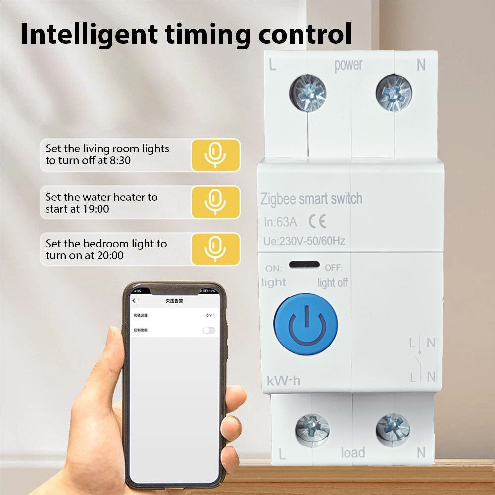 63A Zigbee 2P switch